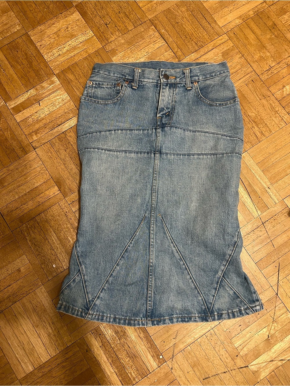 Junya Watanabe FW 2004 Denim Mermaid Skirt